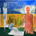 "fall from grace" Oil on canvas, 150x200