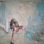 "Waiting for the doctor" Oil on canvas, 200x300