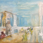 "rost wild boar robbery" Oil on canvas, 