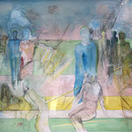 "linger on" (almost ready) Oil on canvas, 150x200