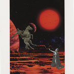 Forbidden Planet, collage, 11" x 16", 2016