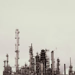 Oil Refinery, 9.5" x 9.5", 2013