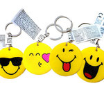 Schlüsselanhänger Smiley (lachend, Sonnenbrille)
