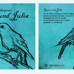 CD-Cover einer Hörspielversion von Shakespeares "Romeo und Julia".