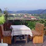 Terrasse kleine Ferienwohnung Reisinger