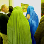 Ausstellung/ Kunst aktion" Burka mit art"