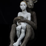 la femme et le minotaure 2018 Terracotta 80 x 46 x 69 cm