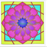 Mandala colorato al computer