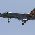 F-18 "Hornet" der spanischen Luftwaffe. 15-28 im Tiger look.