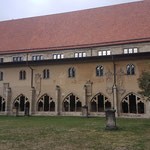Im Innenhof vom Dom zu Magdeburg.