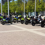 Alle Mitglieder der Motorrad- Touren- Blockerstaffel und des MTBS Medical-Teams fahren ehrenamtlich und auf ihren eigenen Maschinen.