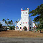 Samoa hat 9 Hauptreligionen, pro Dorf ca. 3 Kirchen, eine Kirche für 300 Einwohner