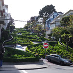 und die Lombard street steilste strasse der welt!!!