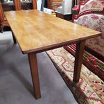 Table ancienne en orme larg 84 long 2m25 ht 78 cm