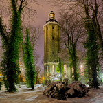 Johannisfriedhof in Jena im Advent