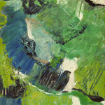 2010  In der Düne, Acryl auf Hartfaser 100x80cm
