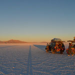 Petit dej sur le Salar d'Uyuni