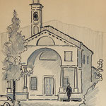 "Quarna Sotto" - 6 agosto 1982 - matita e pennarello su carta - cm. 34x24