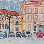 Senza titolo - cera su carta - cm 18 x24