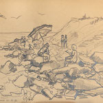 Spotorno 10 giugno 1982 - matita su carta - cm. 24x34