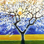 Senza titolo - olio su legno - cm 40x50