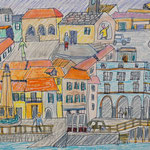 pastelli su carta - cm. 25x35