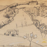 "Pratolungo" 24 marzo 198/2 - matita su carta - cm. 30x40
