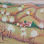Senza titolo - olio su tela - 1991 - cm 50x60