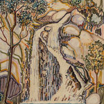 "La cascata del Pescone" - Acquapen su carta - anno 1981 - "Dedicato a Rino Beltrami - Natale 1989 - 