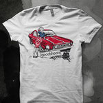 goodshoots T-Shirt Siebdruck mit auf Wunsch angefertigter Illustration