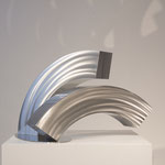 「Stationary Shape 」  stainless steel, magnet 