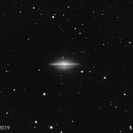 M104, Galaxie du Sombrero dans la constellation de la Vierge