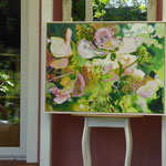 Brombeere 2, Acryl auf Leiwand, 75cmx100cm, 2018 / 1.200€.
