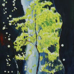 Partnachklamm, Acryl auf Leinwand, 100cmx38cm, 2024 / 650€.