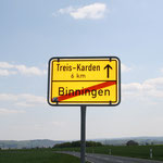 Ortsschild Binningen 2