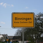 Ortsschild Binningen 1