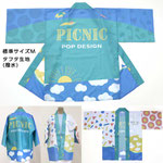 「PICNIC」　撥水生地なので、ぬれても平気！