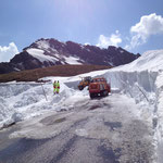 Lawine am Col De L'Iseran