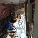Casting molds at Prince August toy soldier factory Kilnamartyra