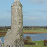 Looking over the River Shannon, Clonmacnoise.
