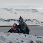 In the snow near Reykjavik.