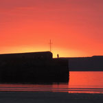 Sunset over St Micheal's Mont