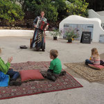 Story time at the Eden Project