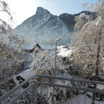 View from our Balcony in Oberammergau.