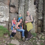 At the Pipe Organ, Giant's Causeway.