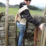 Crossing the Stiles, Burtersett, Yorkshire Dales.