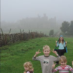 Walking near Middleham Castle, Yorkshire Dales.