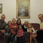 With family at St Andrews.