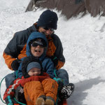 Sledding Rocky Mountain National Park