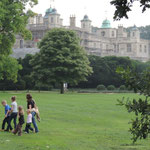 In the grounds, Audley End House.